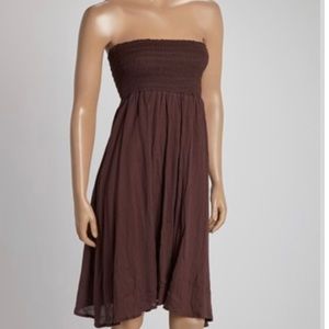 Brown swimsuit coverup